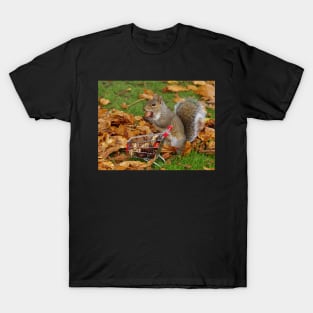 squirrel with shopping cart T-Shirt